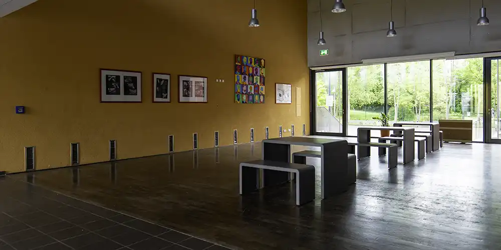 Aula der Regelschule Heinrich Hertz © Ilmenau kreativ erleben