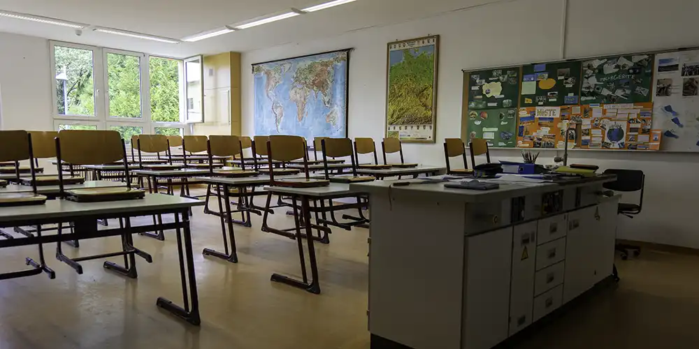 Unterrichtsraum der Regelschule Heinrich Hertz © Ilmenau kreativ erleben
